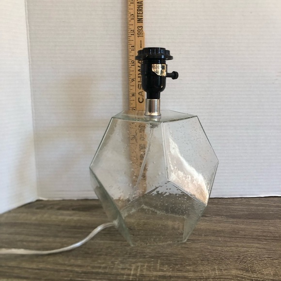 Geometric Glass Table Lamp - Picture 7 of 8